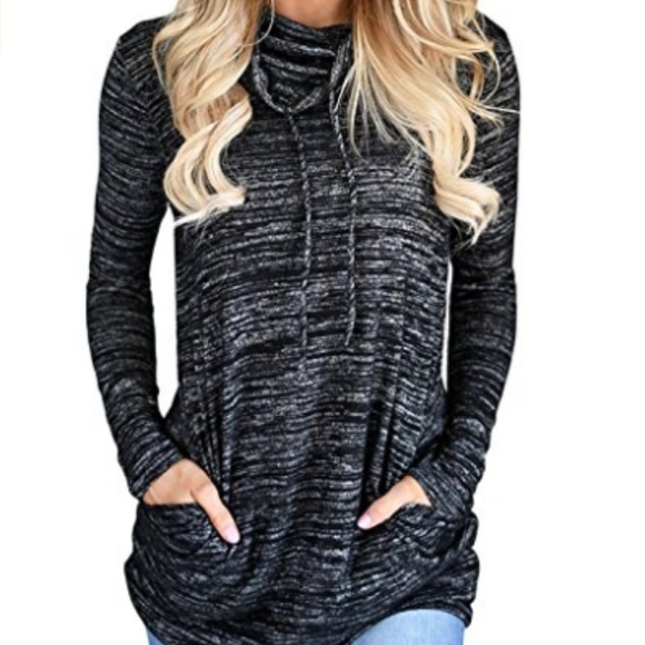 C.C. Boutique Tops - NWT Long Sleeve Cowl Neck Performance Sweatshirt